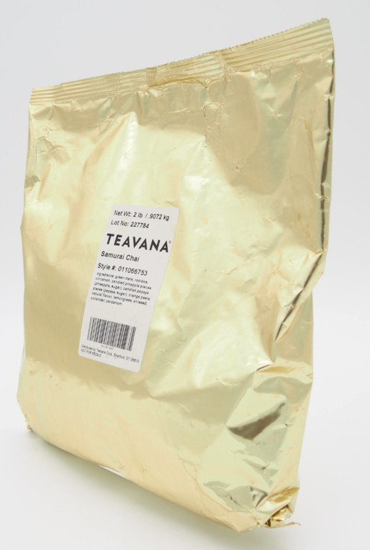 TEAVANA Original SAMURAI CHAI Bagged Tea Green Mate Rooibos 2lb FACTORY SEALED gallery