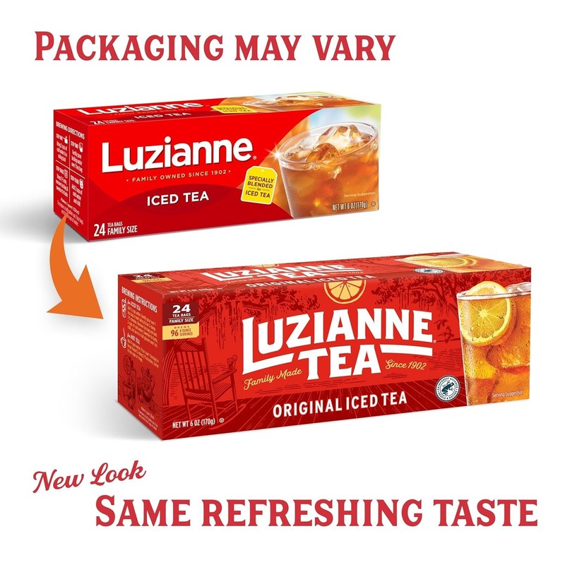 Authentic Southern Unsweetened Iced Tea Bags - 144ct Family Size, Friendly gallery