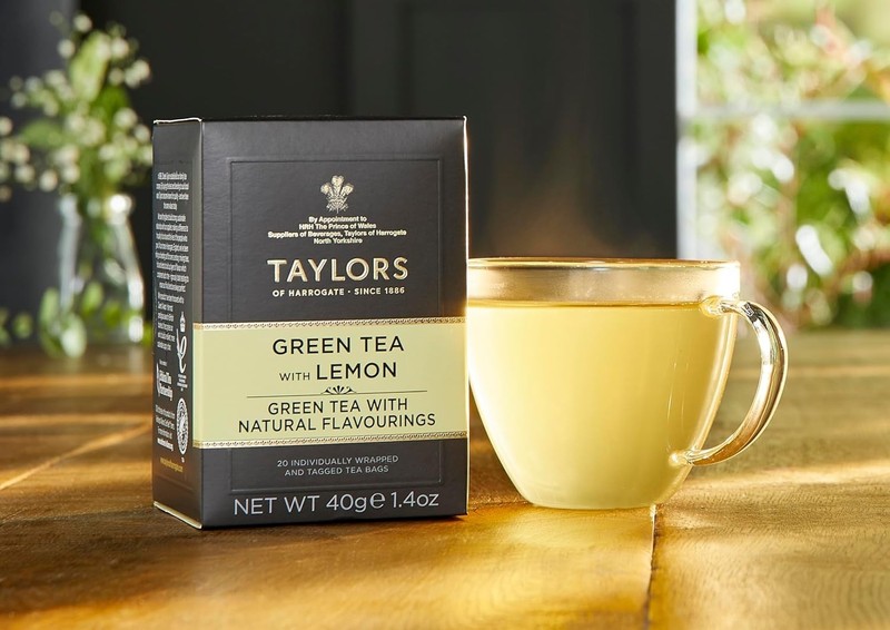 Individually Wrapped Green Tea with Lemon - 20 Count for Energizing Refreshment gallery