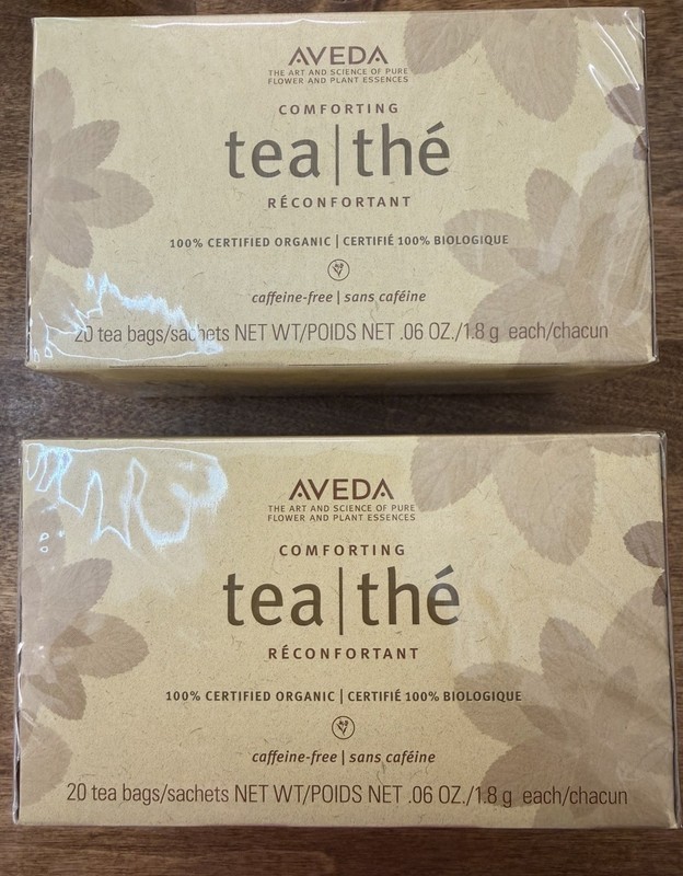 Aveda Comforting Tea Bags (20/box) X 2 Boxes (40 Total) New & Fresh, Exp 12/28