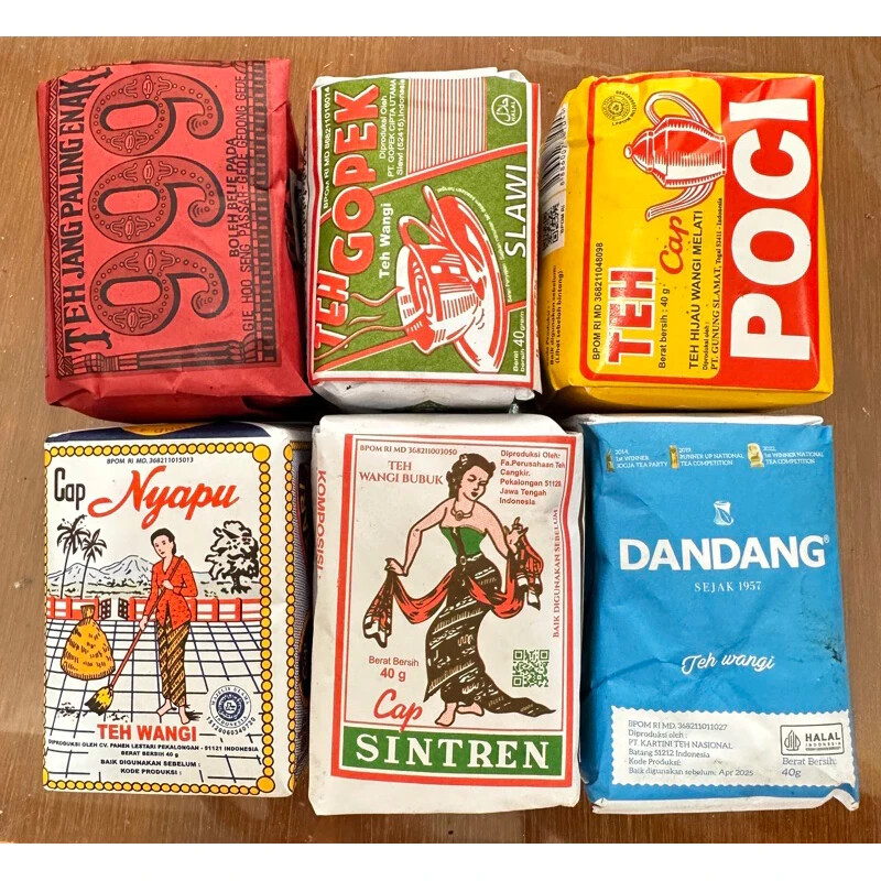 Indonesian Blended Tea Set Solo Java Traditional 6-Pack gallery
