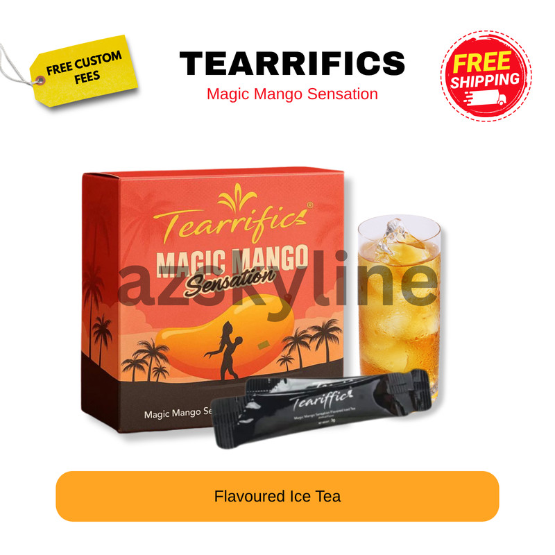 1 Box (12 Sachet) Teariffic Magic Mango Sensation Sexual Men Herb Energy Coffee
