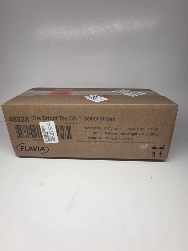 Flavia Bright Tea Co. Select Green Tea | 100 Count Case gallery