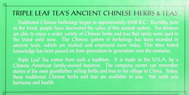 Triple Leaf Tea, Ginkgo Decaf Green Tea, 20 Tea Bags 1.27 OZ Pack of 6 gallery