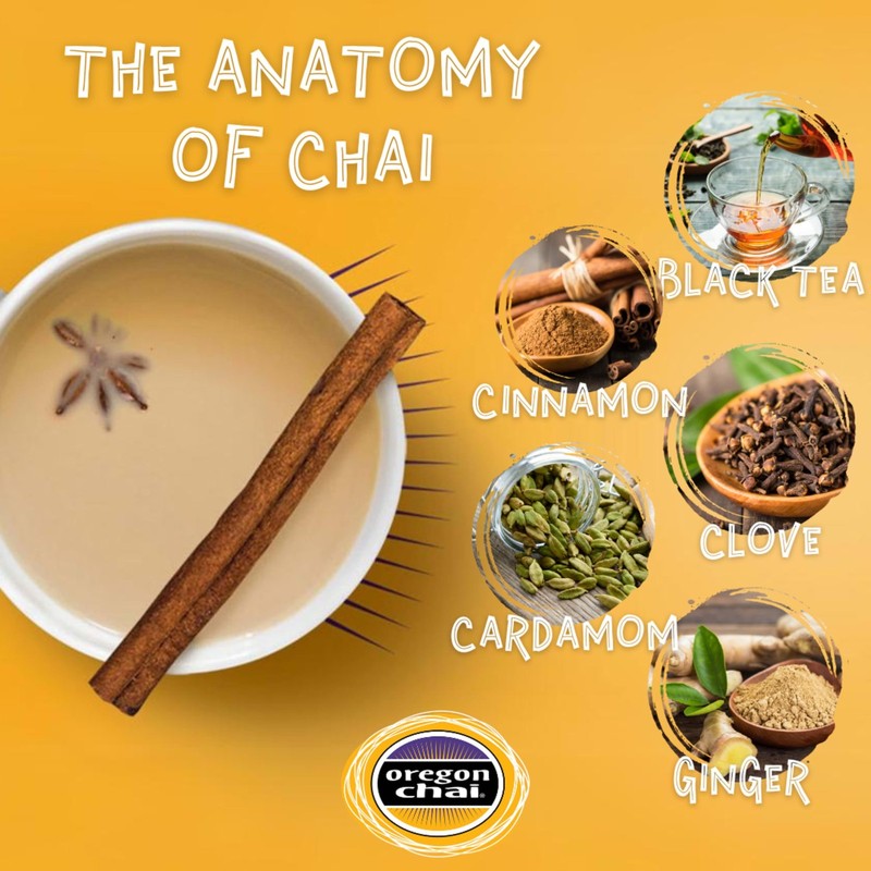 Oregon Chai Vanilla Chai Tea Latte Powdered Mix, Just Add Water, 10 Ounce gallery