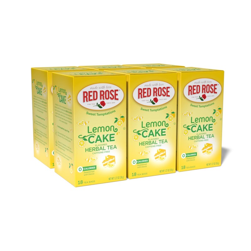 Sweet Temptations Dessert Tea Lemon Cake, Zero Carbs, Zero Sugar Bursting wit…