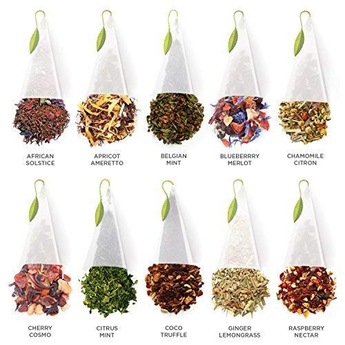 Tea Forte Premium Tea Chest Presentation Box Gift Set Sampler, 40 Count gallery