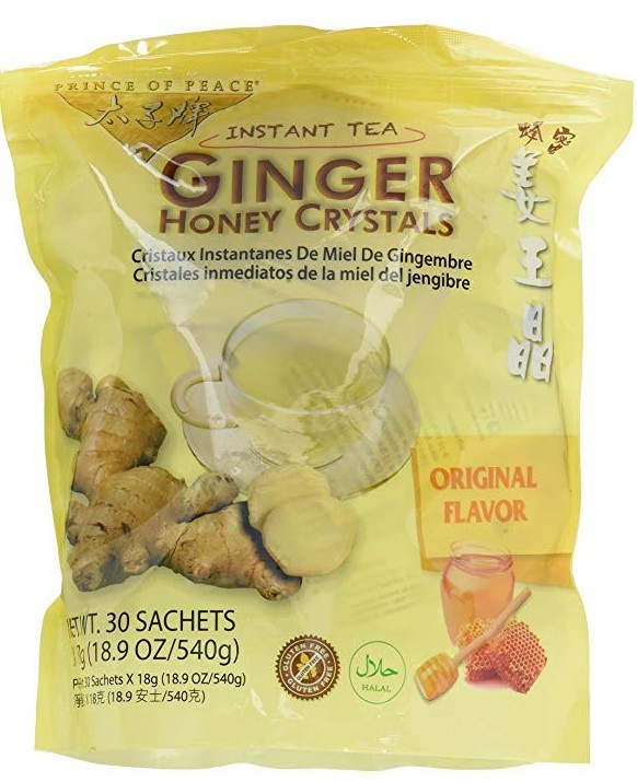 2 pkg Ginger Honey Crystals Instant Tea by Prince of Peace 1 Original / 1 Lemon gallery