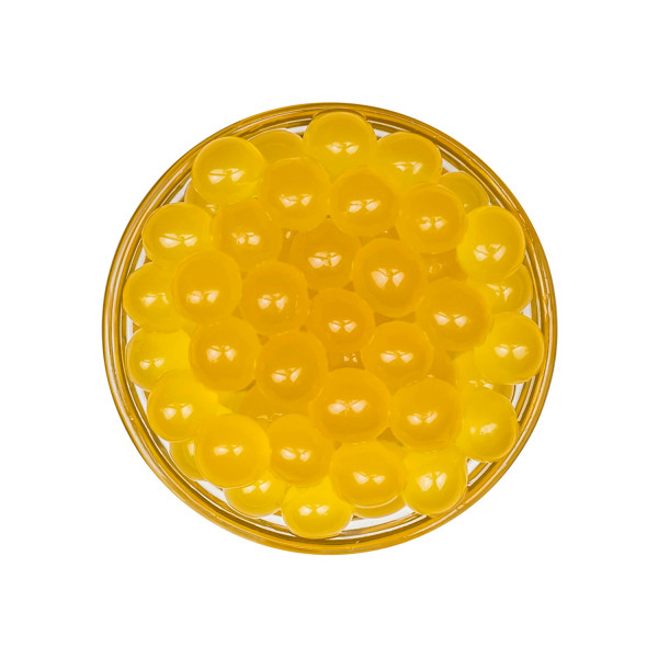 Tea Zone Peach Popping Pearls/ Bursting/ Popping Boba(B2061, 7 lbs) for Boba Tea gallery