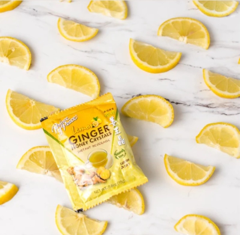 Pack of 2, Lemon Ginger Tea Instant Ginger Honey Crystals, 30 Sachets gallery