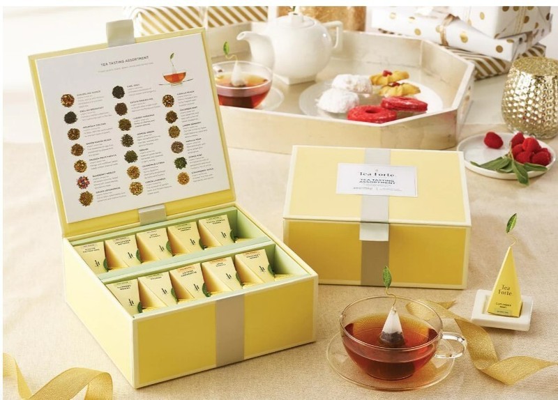 Tea Forté, Large "Tasting Assortment" Tea Chest Gift Box of 40 Gourmet Teas gallery