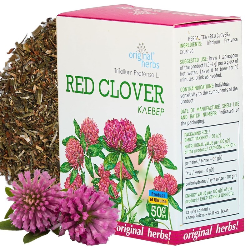 Red Clover (Клевер) – 50g(1.76oz) | Pure Whole Blossoms | Original Herbs