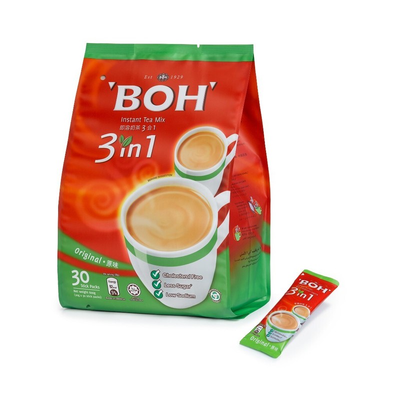 @ packs of Tea BOH 3 in 1 Instant Tea Mix – Original (30’s)