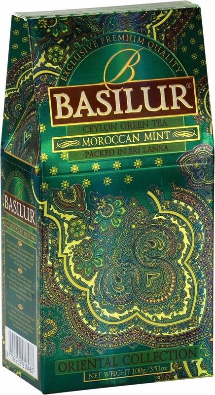Basilur Ceylon tea, Oriental Collection Moroccan Mint Ceylon Tea 100g x 4 pcs gallery