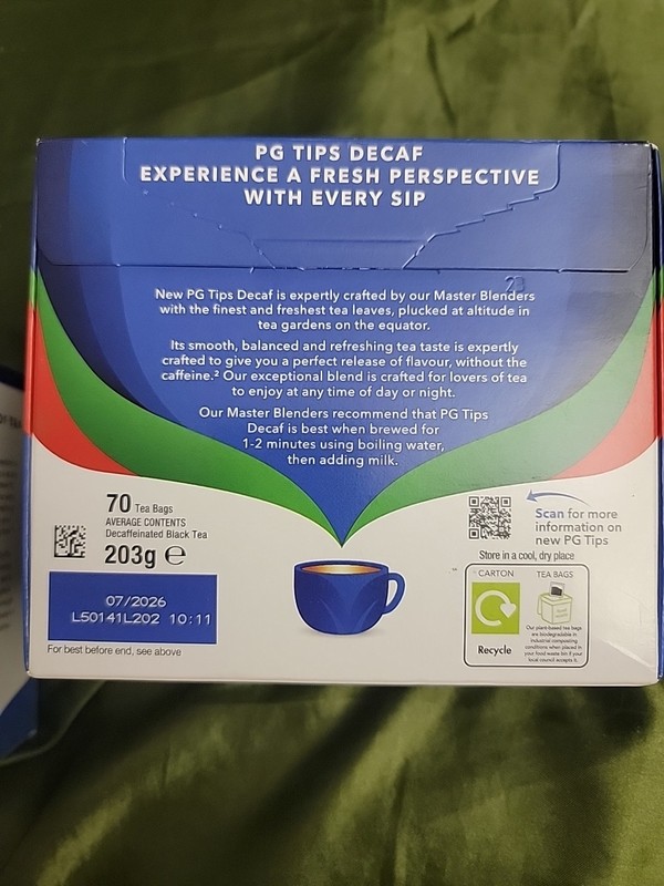 the Tasty Decaf Tea Bags, Non-Pyramid (Pack of 3) 210 Total gallery