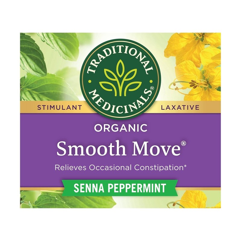 Organic, Smooth Move Tea, Peppermint & Senna - Helps Relieve Constipation Ove... gallery