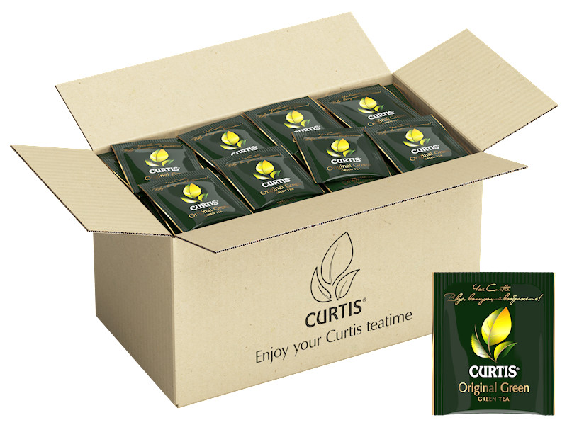 CURTIS ORIGINAL GREEN Tea 200 Tea Bags RF Made in Russia