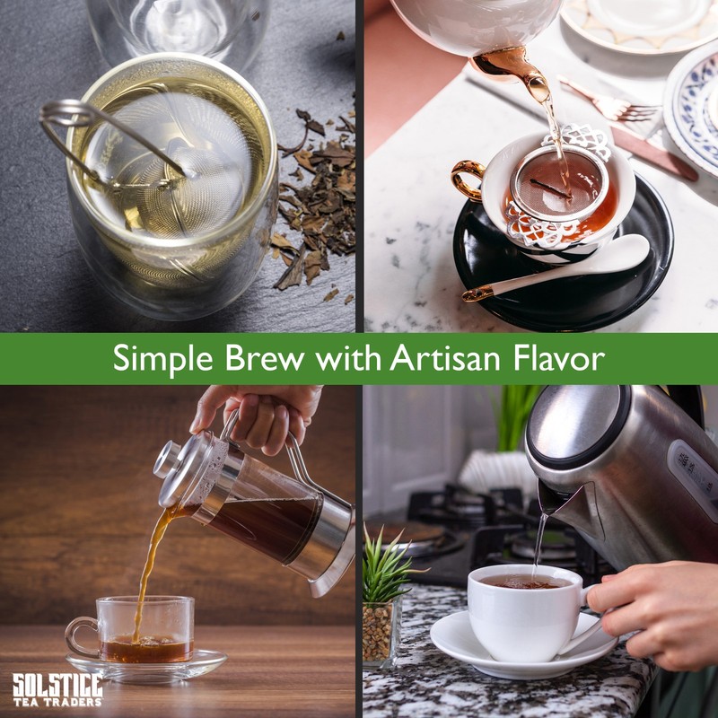Ultimate Loose Leaf Tea Sampler Featuring 12 Black/ Green/ Herbal Teas gallery