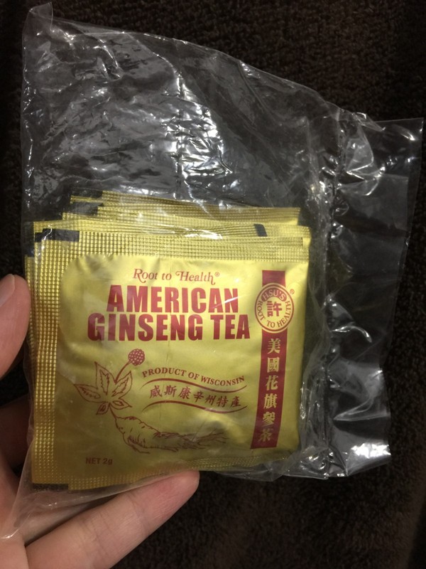 American Ginseng Tea – 10 Tea bags – Sealed in Bag! NEW