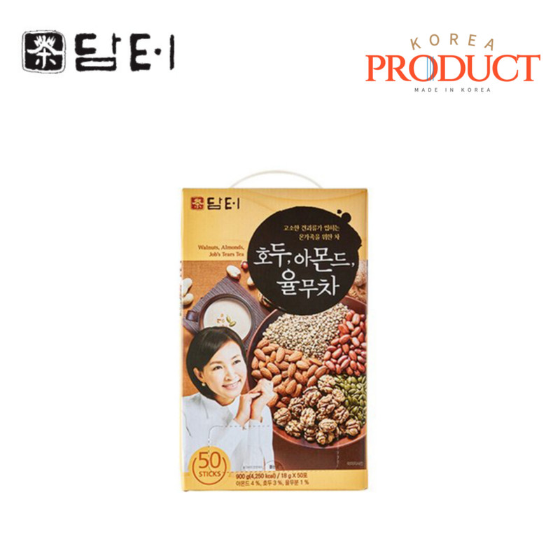 DAMTUH Walnut Almond Adlay Tea Powder 18g x 50Sticks