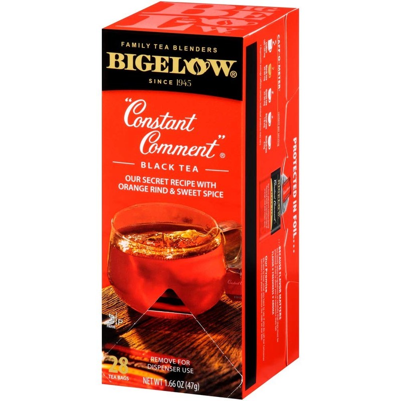 Bigelow Constant Comment Tea 28Count Box Pack of 1 Spiced Premium Black Tea w... gallery