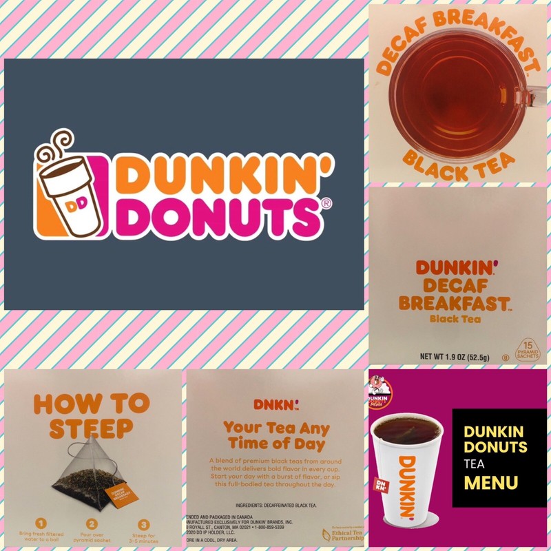 Dunkin Donuts Decaf Breakfast Black Tea With 15 tea bags Decaffeinated Black Tea gallery