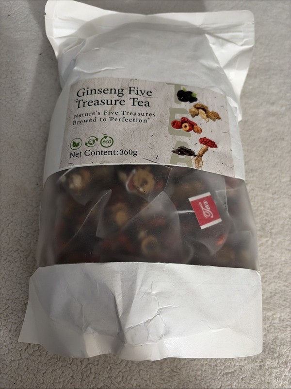 Ginseng Five Treasures Tea 60 Count Kidney Support