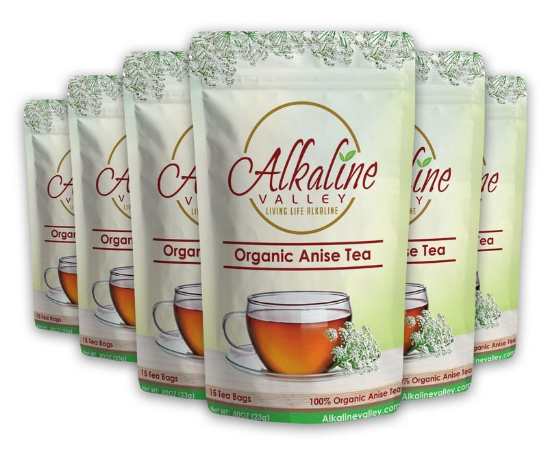 Anise Tea – 100% Organic & Alkaline – 90 Unbleached/Chemical-Free Anise Tea Bags