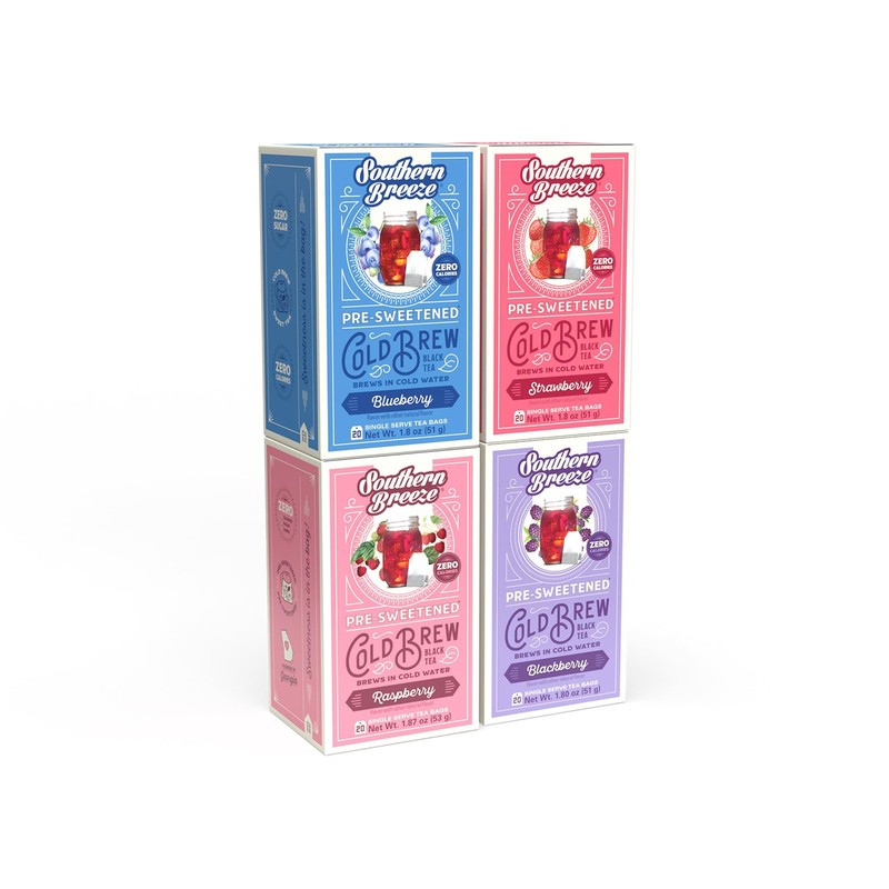 Berry Bundle Cold Brew Sweet Iced Tea with Black Tea and Zero Carbs Zero Suga…