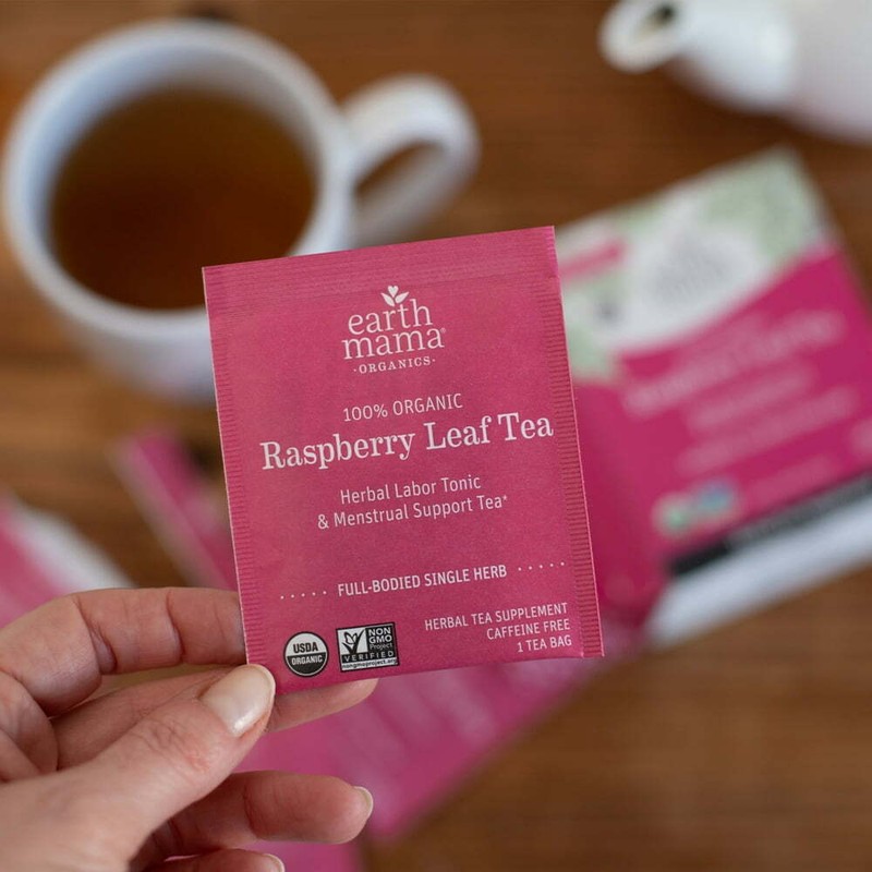 Earth Mama Organic Raspberry Leaf Tea, 16 Tea Bags gallery