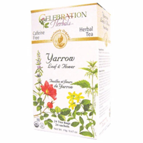 Organic Yarrow Leaf And Flower Tea 24 Bags
