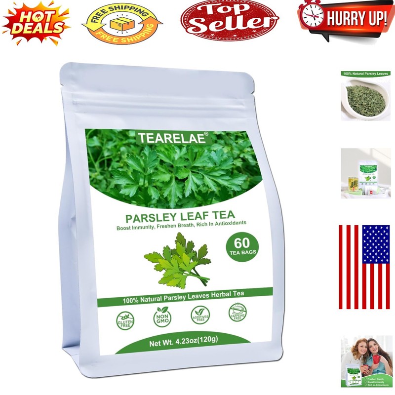 Pure Parsley Tea Bags — Boost Immunity & Freshen Breath