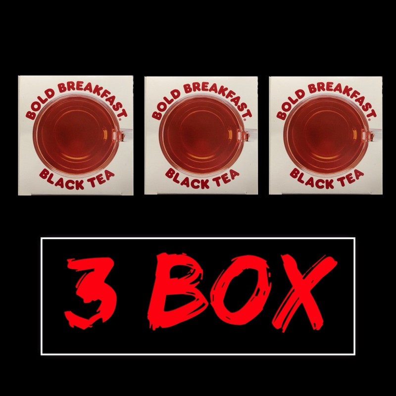 Dunkin Bold Breakfast Black Tea Pyramid Sachet 3 BOX Total 45 Tea Bags 1.6 OZ EA