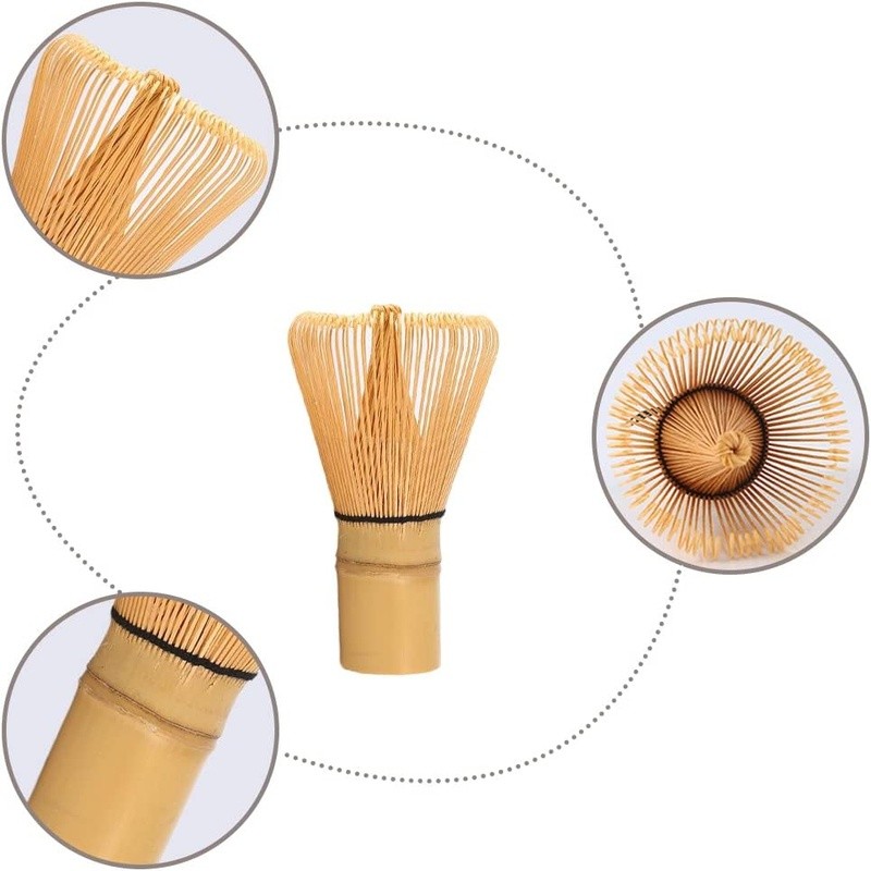 Bamboo Matcha Whisk Tea Tool Easy Clean Stirring Japanese Tea Ceremony Utensil gallery