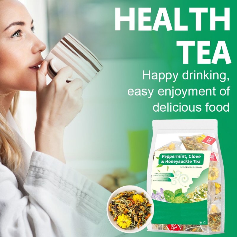 Peppermint Clove Honeysuckle Tea Quality Selection 5 G Per Pack 30 Bags gallery