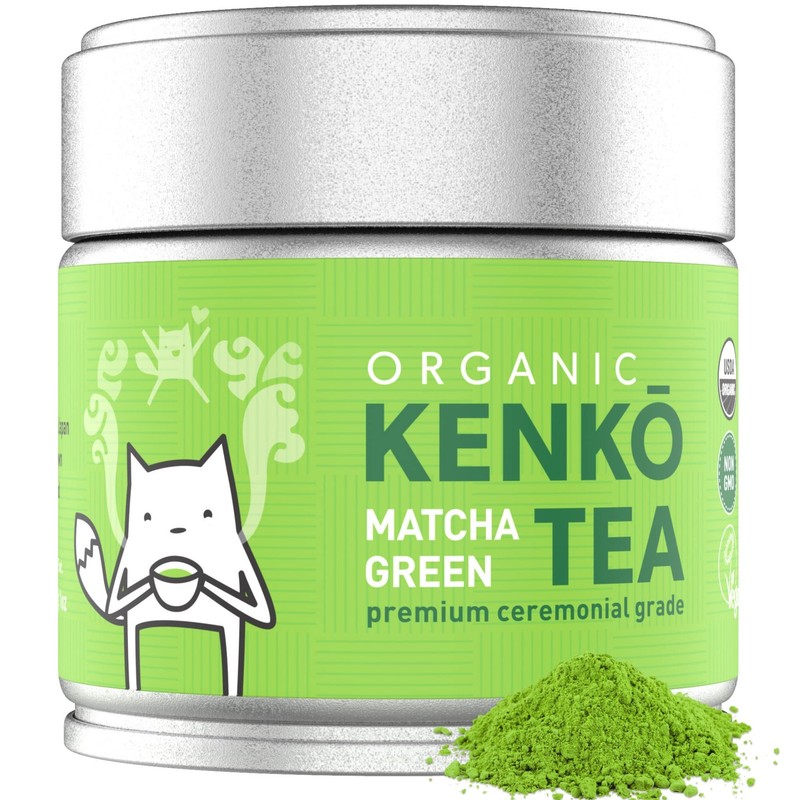 KENKO Matcha Green Tea Powder [USDA Organic] Highest Ceremonial Grade, Authen...