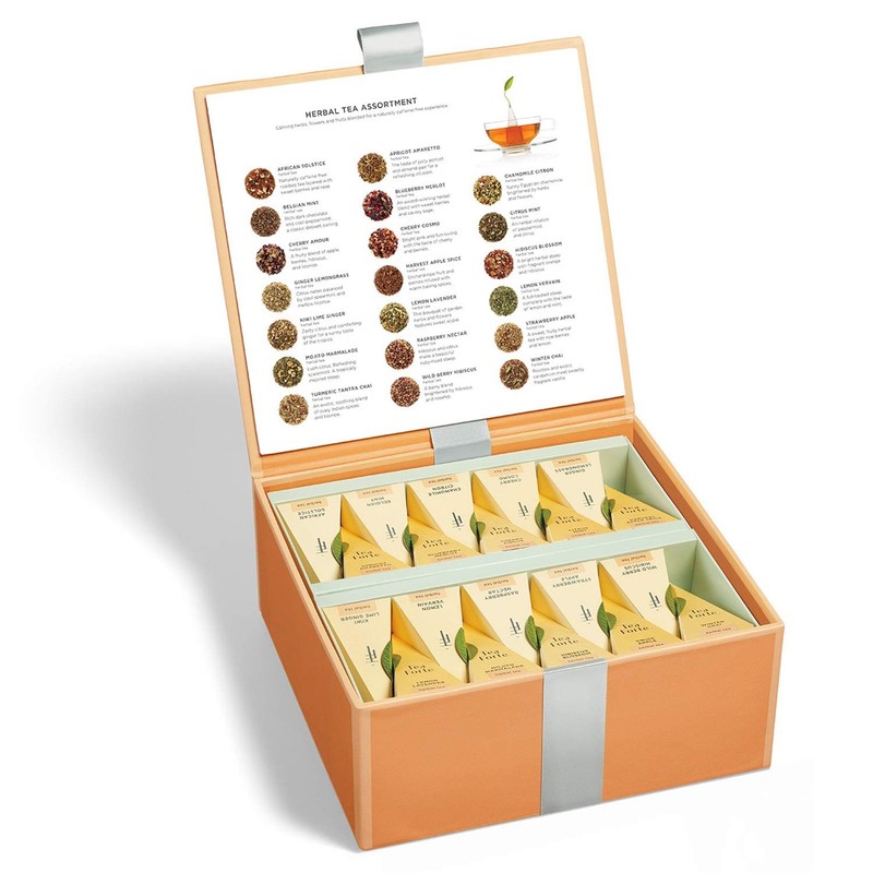 Tea Forte Premium Tea Chest Presentation Box Gift Set Sampler, 40 Count gallery
