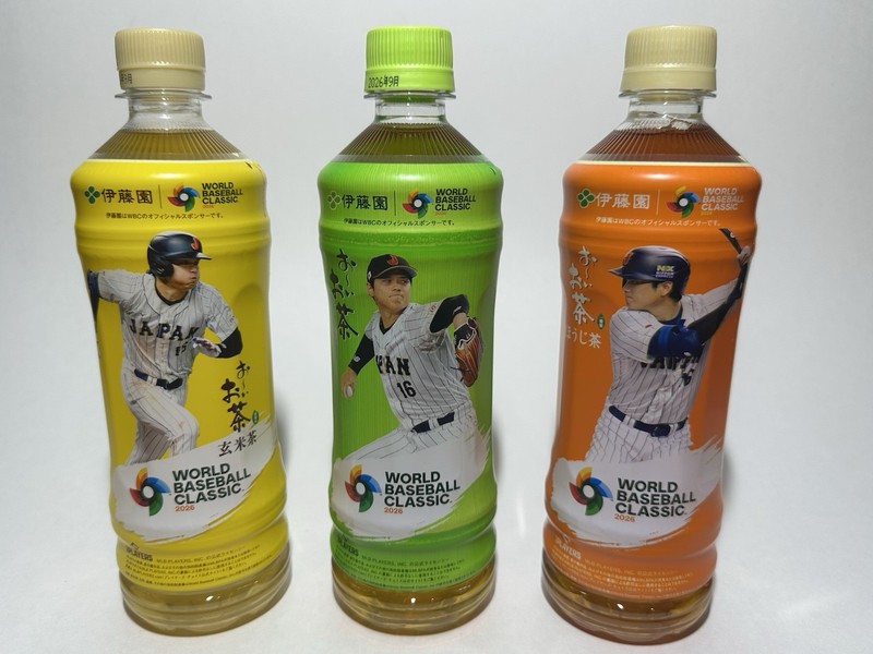 SHOHEI OHTANI 2026 WBC VERSION ITO EN OI OCHA JAPANESE LIMITED EDITION *SET OF 3