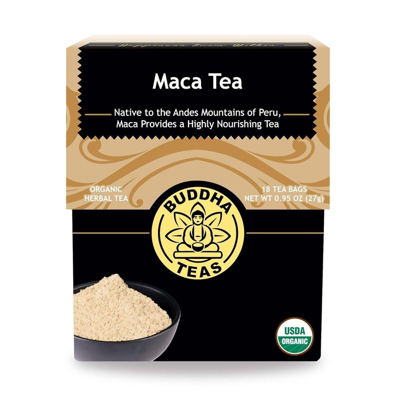 Organic Maca Tea - Caffeine-Free, OU Kosher, USDA Organic, 18 Bleach-Free Bags gallery