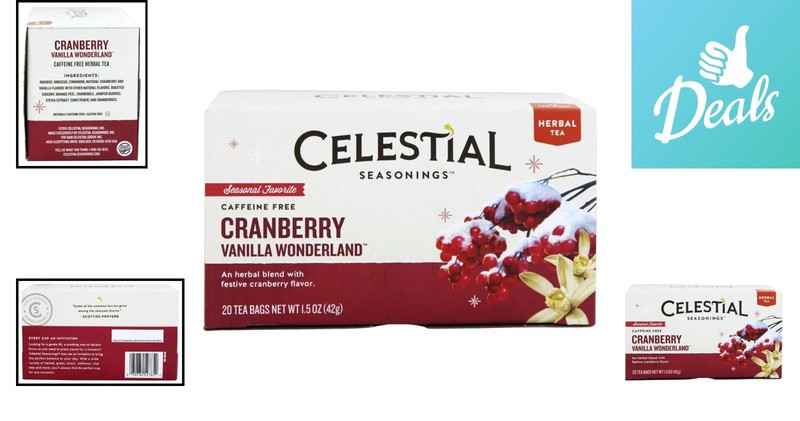 20 Count Caffeine-Free Cranberry Vanilla Wonderland Tea - For Cozy Moments gallery