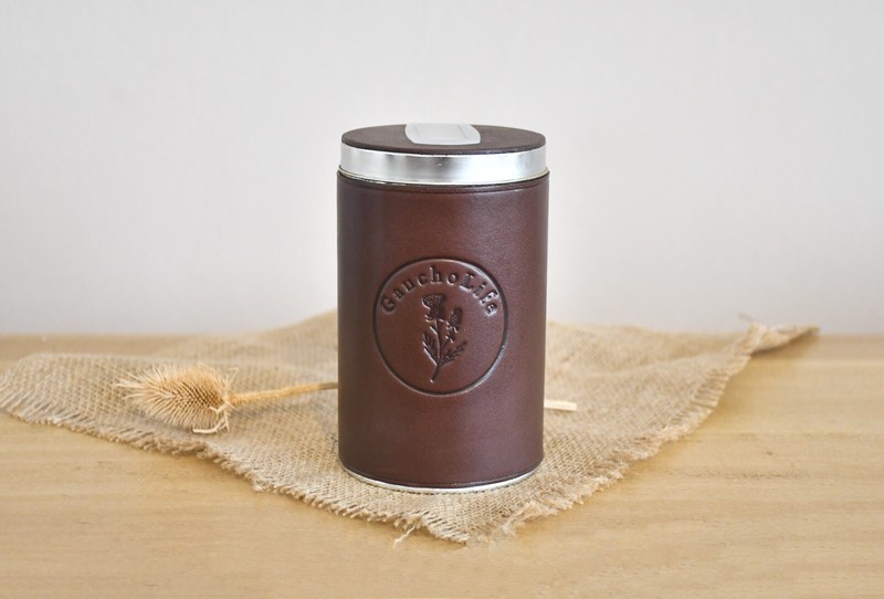 Yerba Mate Container Argentinian Mate Gourd Cup Leather Accessory Yerbera gallery