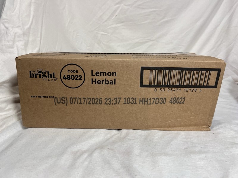 Bright Tea – Lemon Herbal Tea, Flavia Freshpacks, 100/Carton – 48022 New Sealed