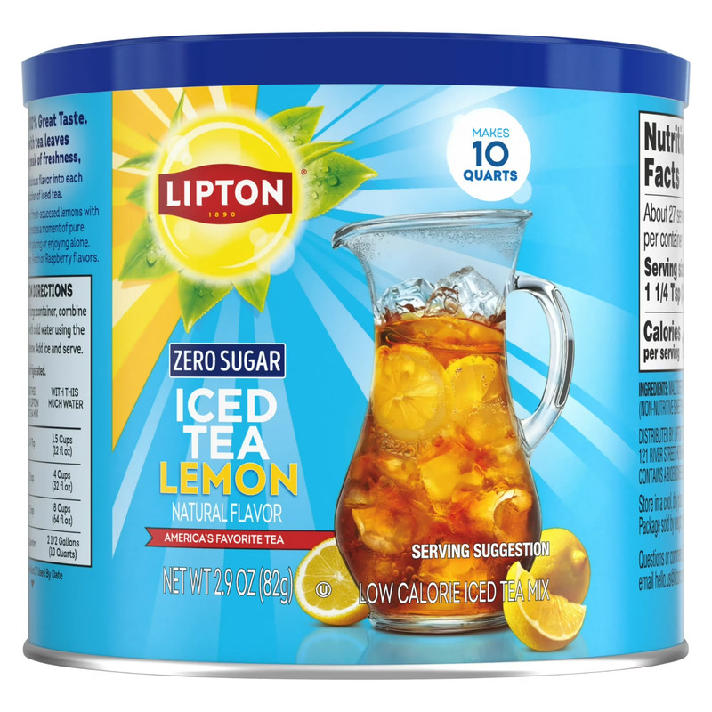 PR Lipton Zero Sugar Lemon Iced Tea Mix, 10 Quarts – FREE SHIPPING
