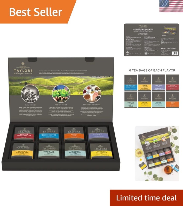 Sustainable Assorted Tea Collection – 48 Bags of Ethically Sourced Flavors