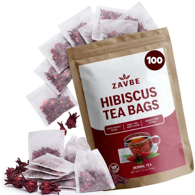 Zavbe Hibiscus Tea Bags 100 Count