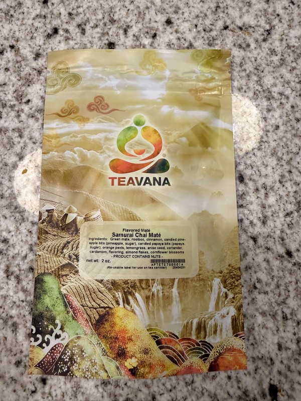 Teavana tea Samurai Chai mate