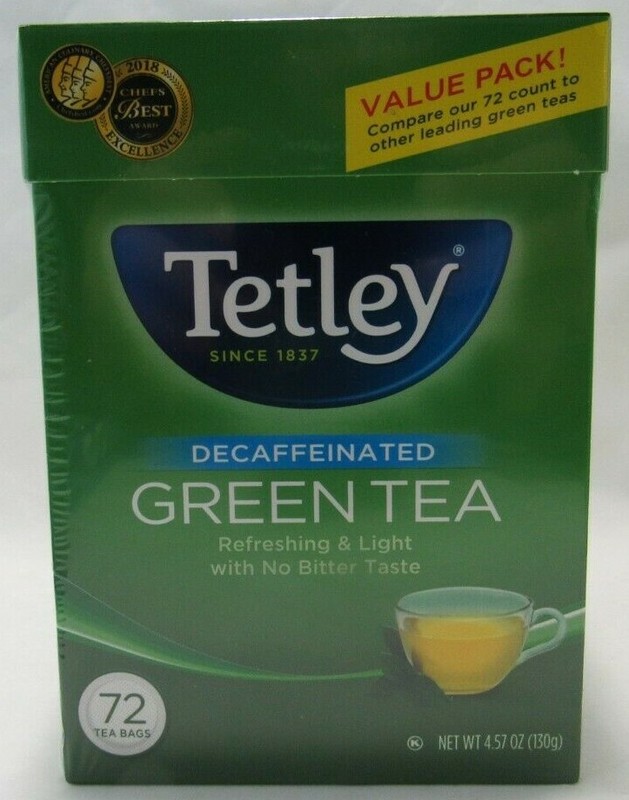 Tetley Decaffeinated Green Tea, 72 Tea Bags