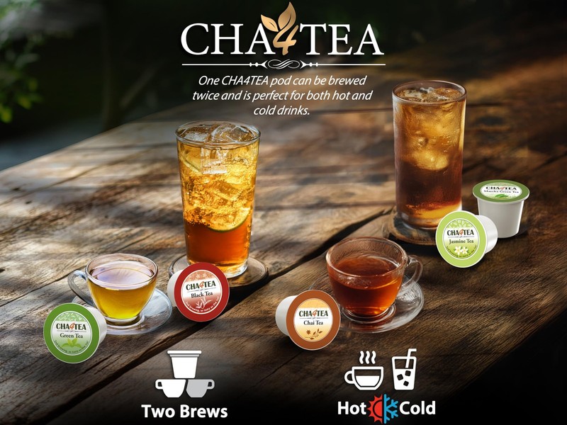 Cha4TEA 36-Count Assorted Black Tea Sampler for Keurig K-Cup Brewers (Black Tea, gallery