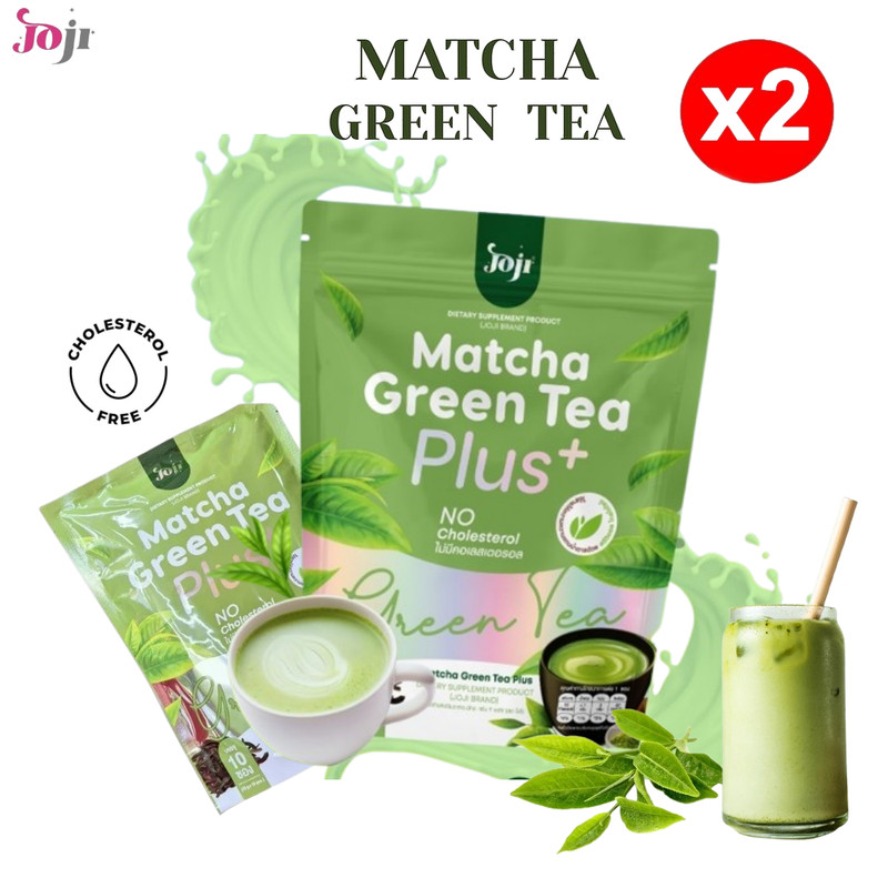 2x JOJI Matcha Green Tea Plus Authentic Aroma Refreshing Smooth Cholesterol Free