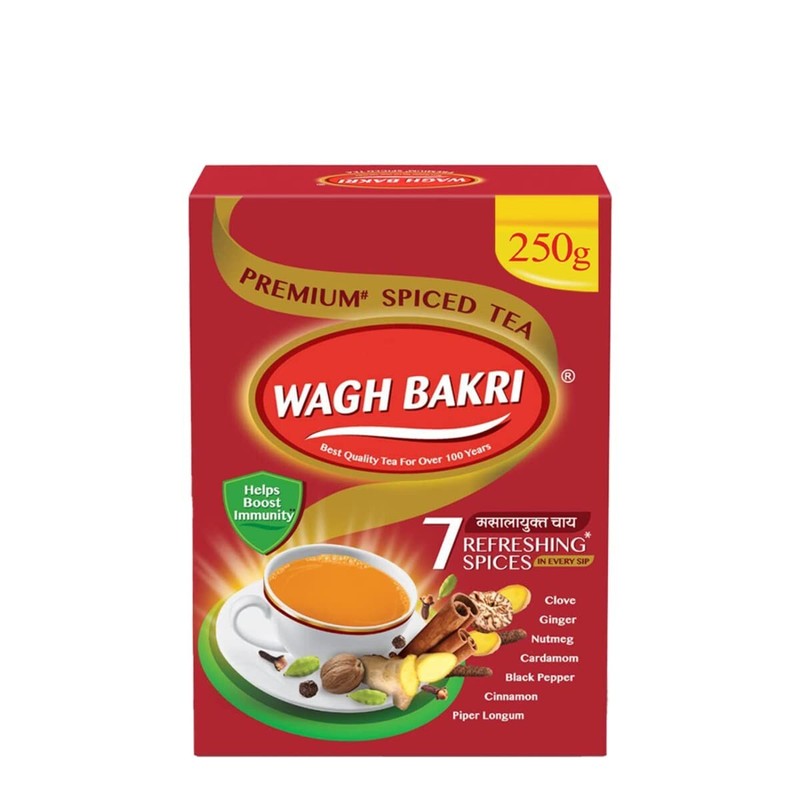 Wagh Bakri® Premium Spiced Tea | With 7 Refreshing Spices 250 g